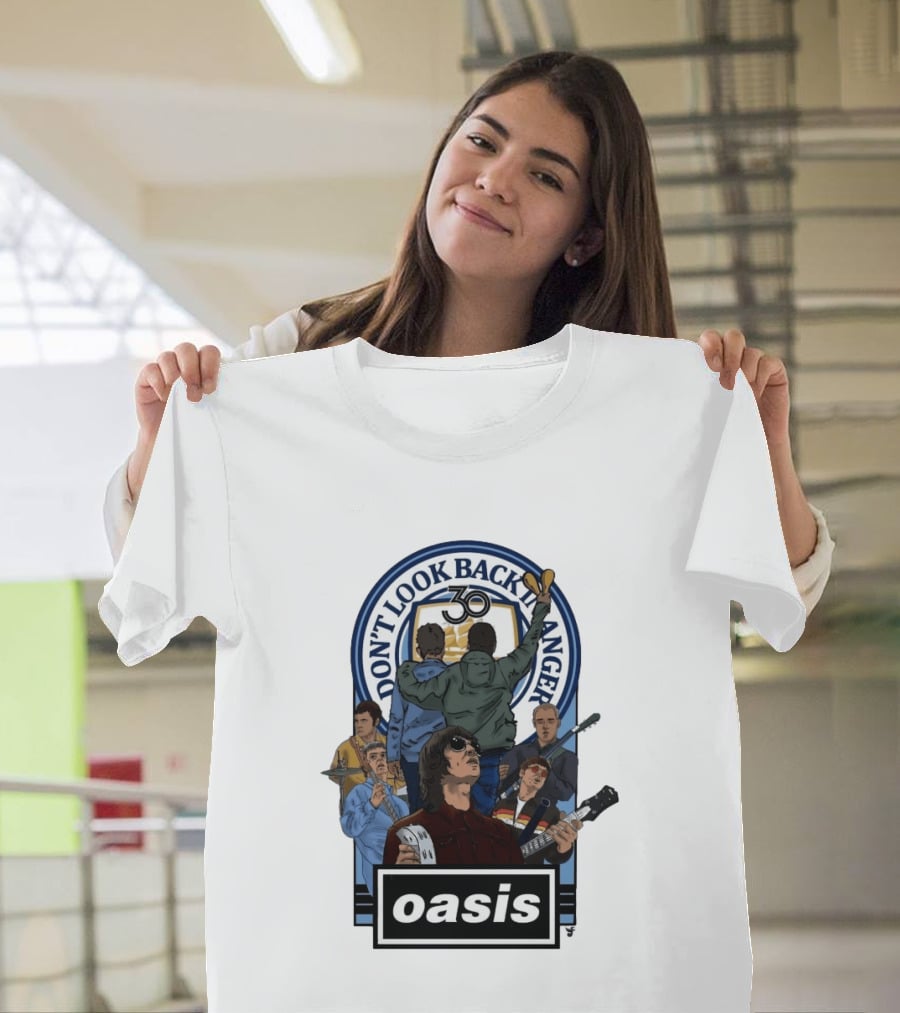 Don't Look Back In Anger Oasis 30th Anniversary Celebration T-Shirt