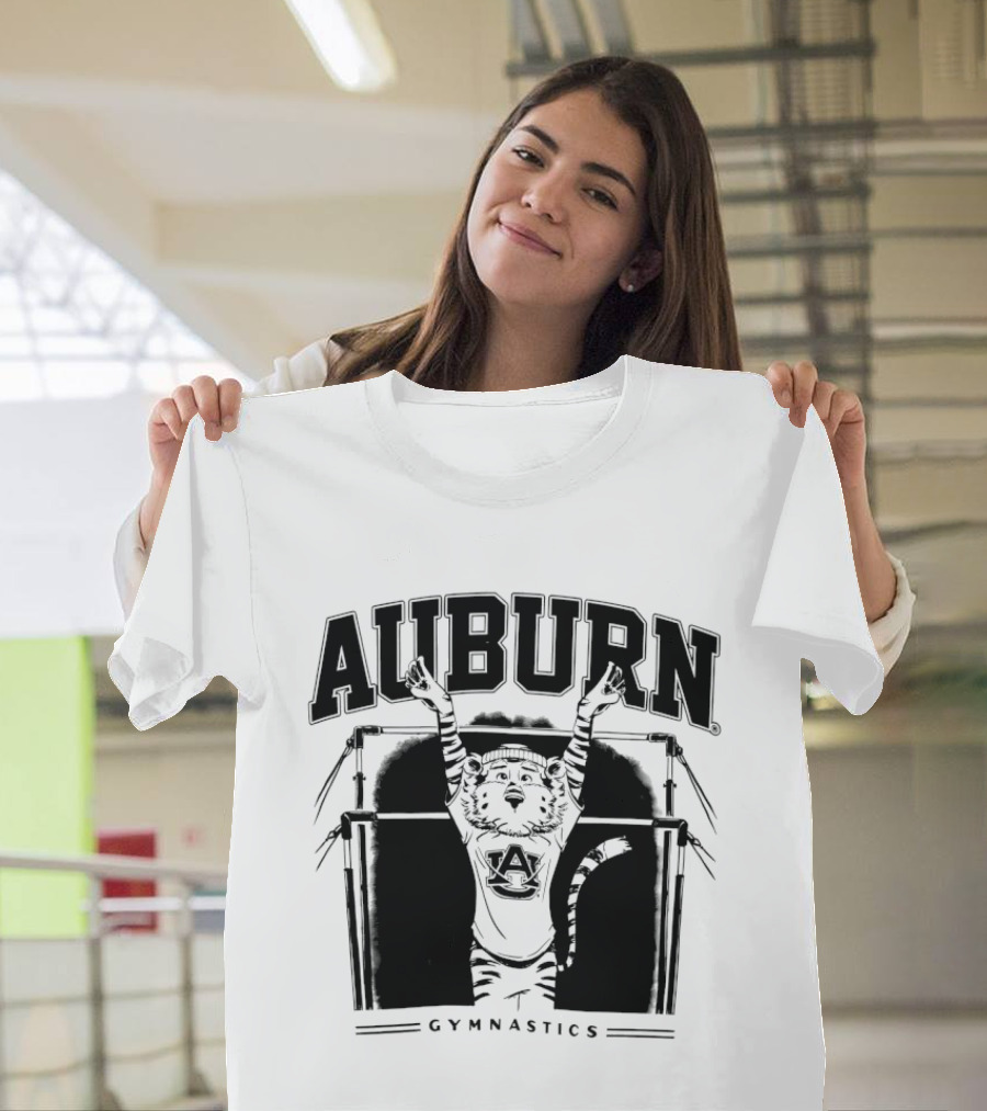 Auburn Gymnastics Tiger Bars Routine T-Shirt