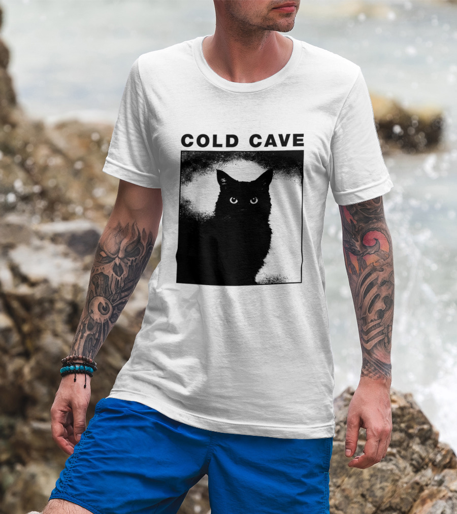 COLD CAVE Cat In Shadow T-Shirt