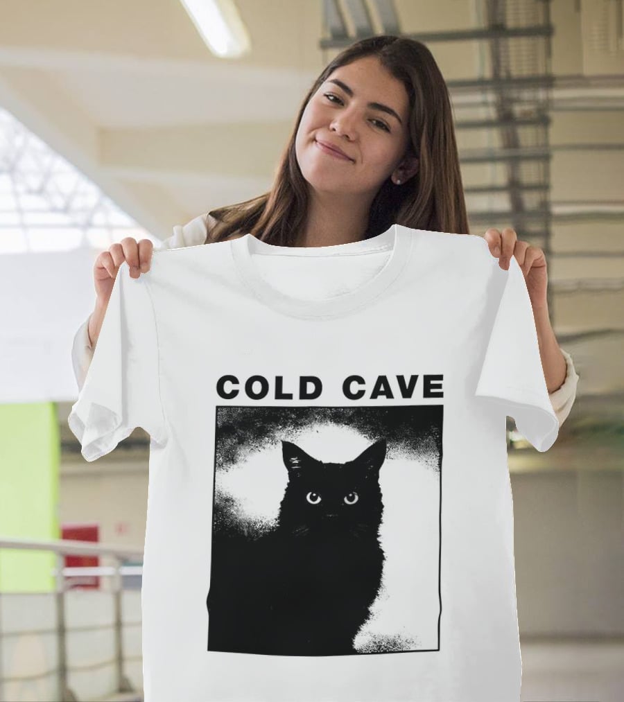 COLD CAVE Cat In Shadow T-Shirt