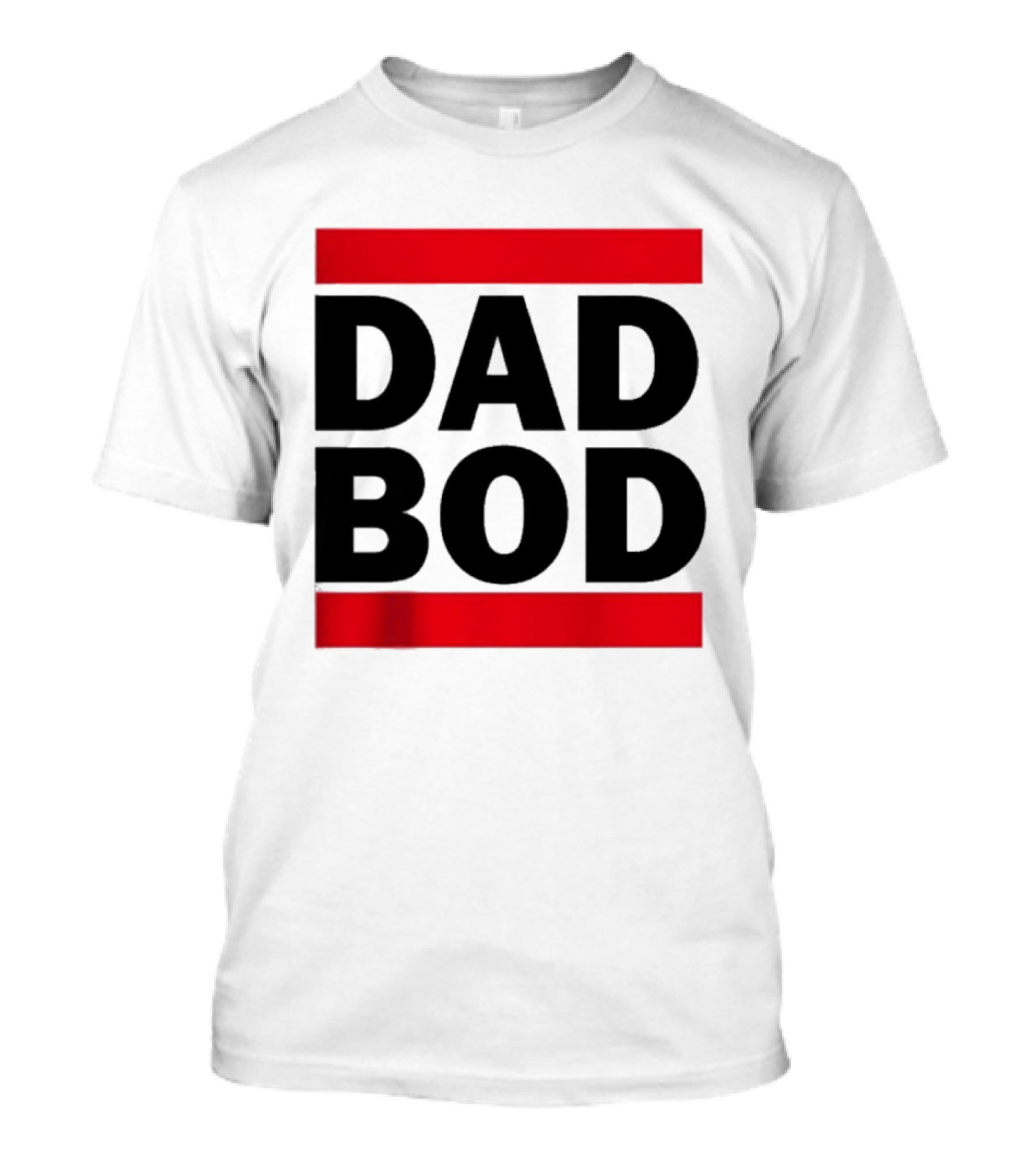 Dad Bod Red Stripes T-Shirt