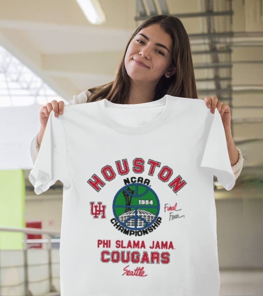 Houston Cougars NCAA Final Four Seattle Phi Slama Jama T-Shirt