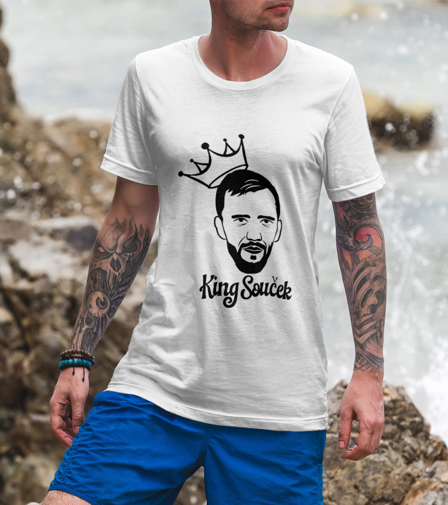 King Soucek Drawing With Crown T-Shirt