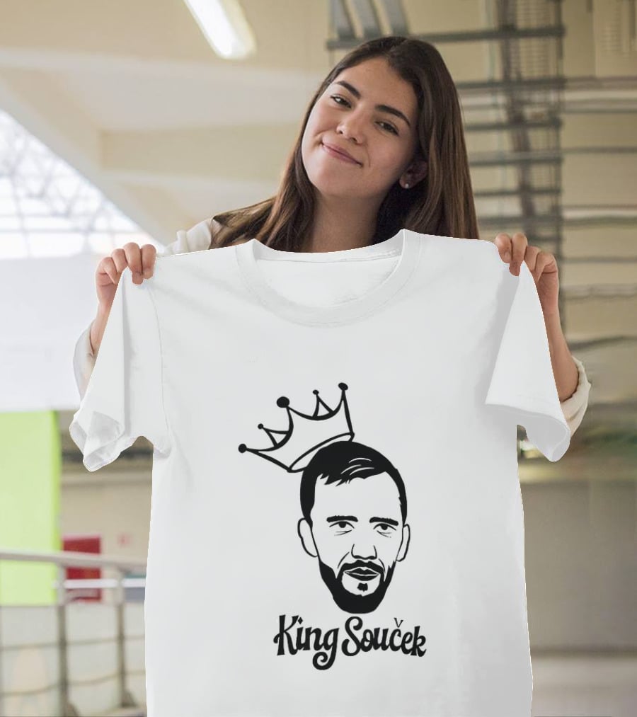 King Soucek Drawing With Crown T-Shirt
