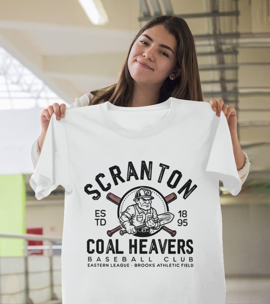 Scranton Coal Heavers Baseball Club Eastern League Brooks Athletic Field 1895 T-Shirt