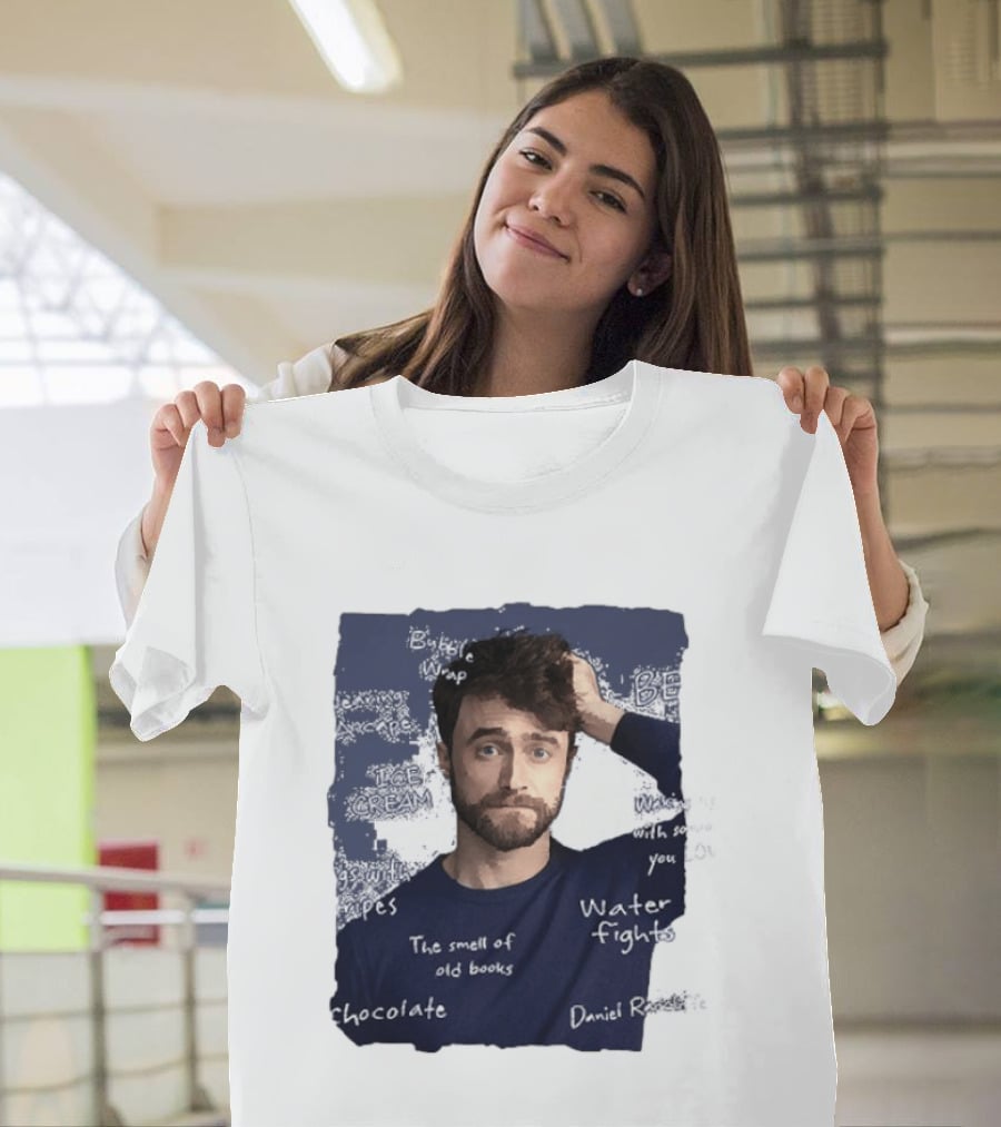 Bubble Wrap Beside Water Fights Ice Cream Chocolate The Smell Of Old Books Daniel T-Shirt