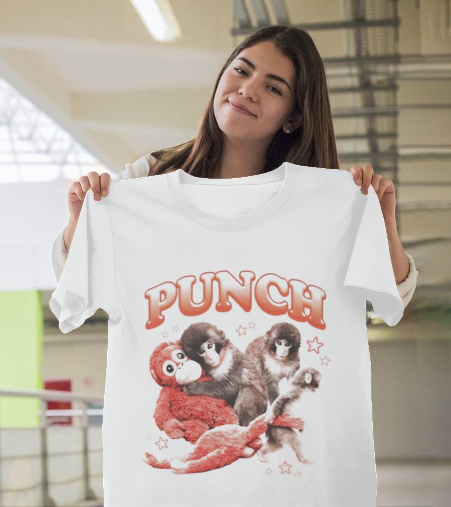 Punch The Monkey With Playful Puppet Friends T-Shirt