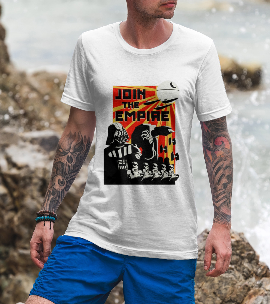 Join The Empire Propaganda Galactic Battle Recruitment T-Shirt