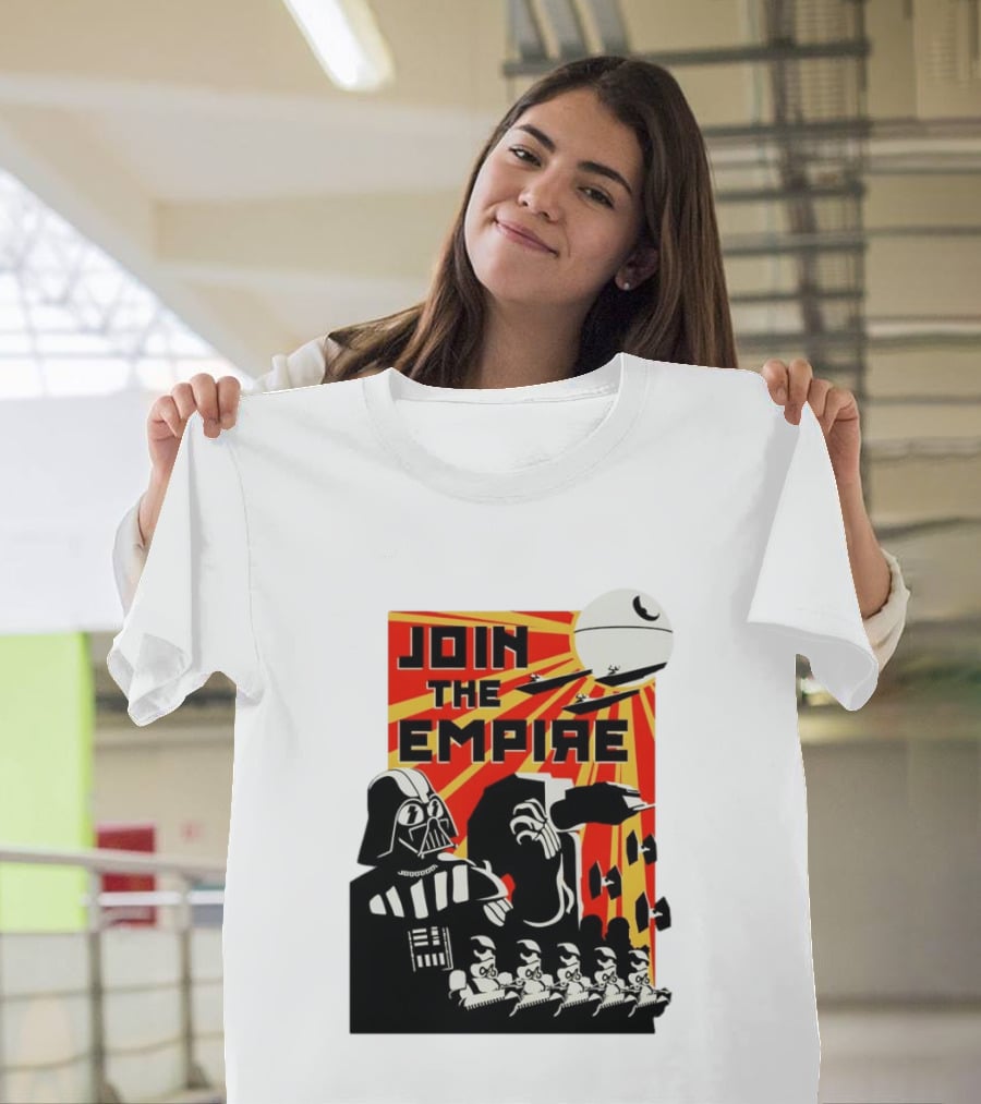 Join The Empire Propaganda Galactic Battle Recruitment T-Shirt