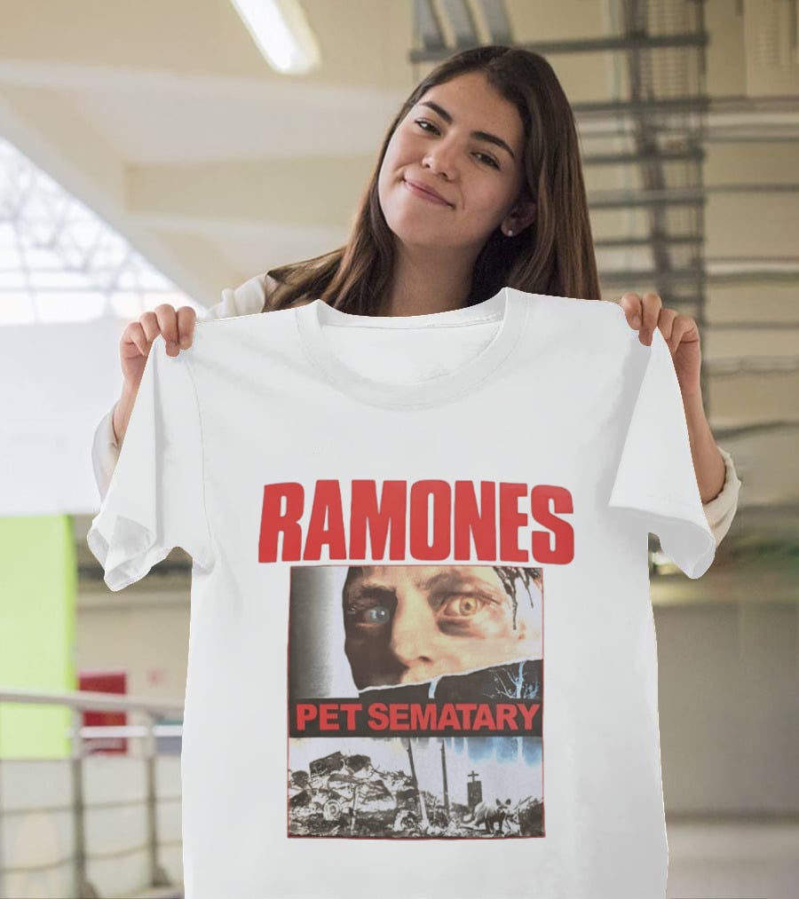 Ramones Pet Sematary Horror Movie T-Shirt