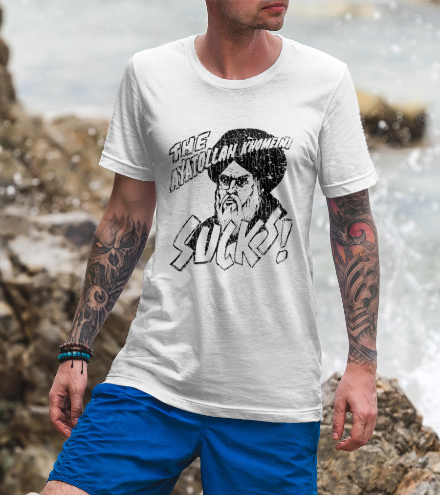 The Ayatollah Khomeini Sucks 1979 T-Shirt