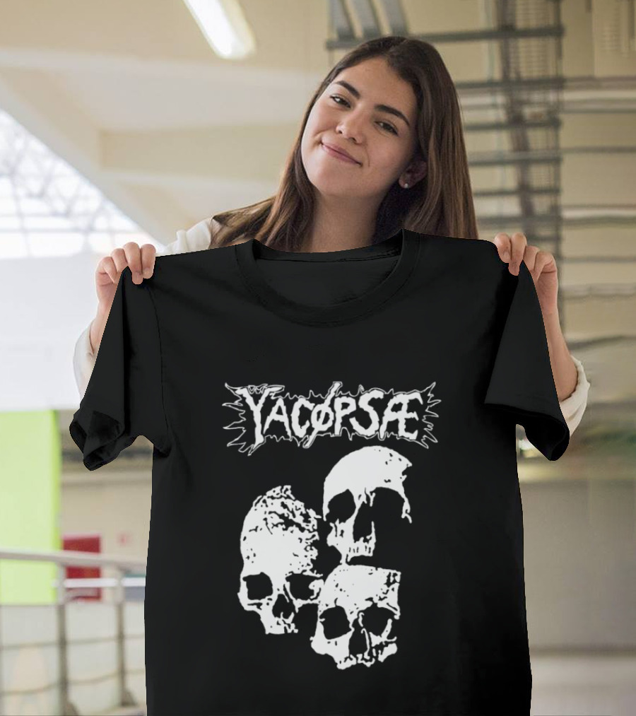 Yacopsae Skull Art Punk Band Merchandise T-Shirt