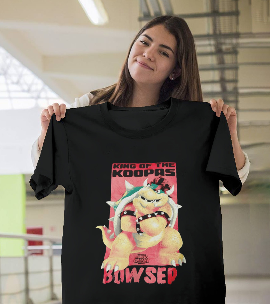 King Of The Koopas Bowser Mario Galaxy Movie T-Shirt