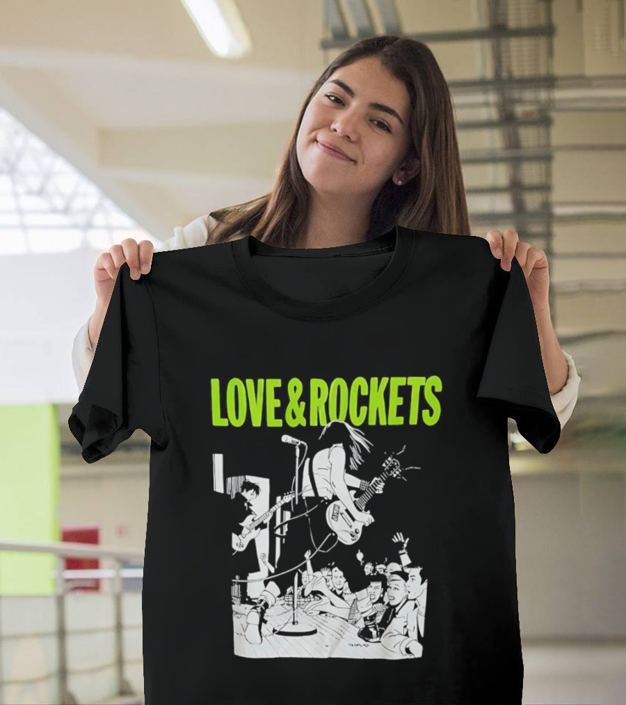 Love And Rockets Band Iconic Performance T-Shirt