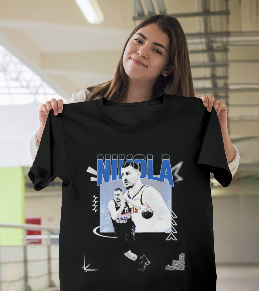 Denver Nuggets Nikola Jokic 15 Basketball T-Shirt