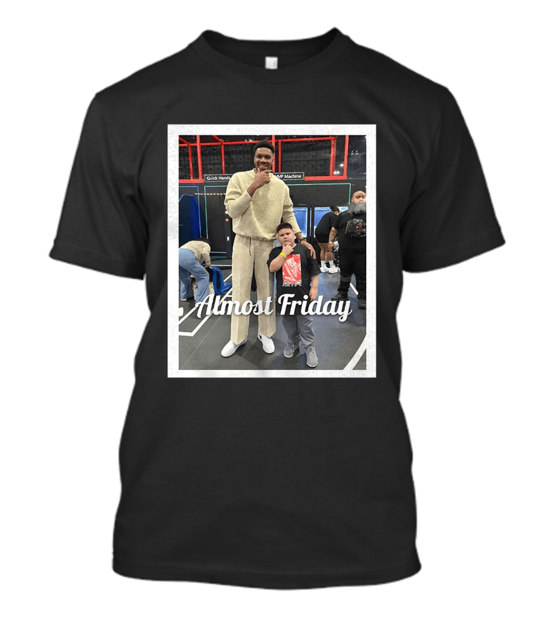 Rizzler Giannis Almost Friday MVP Machine T-Shirt