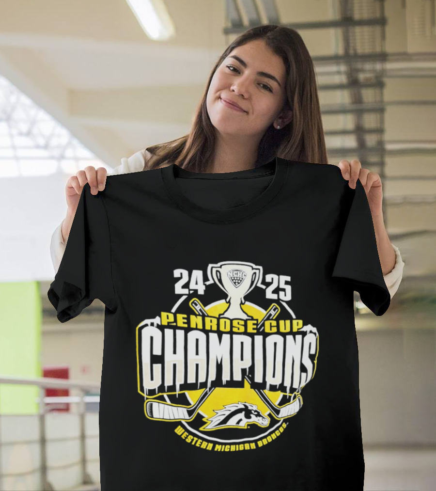 Western Michigan Broncos 2025 Penrose Cup Champions T-Shirt