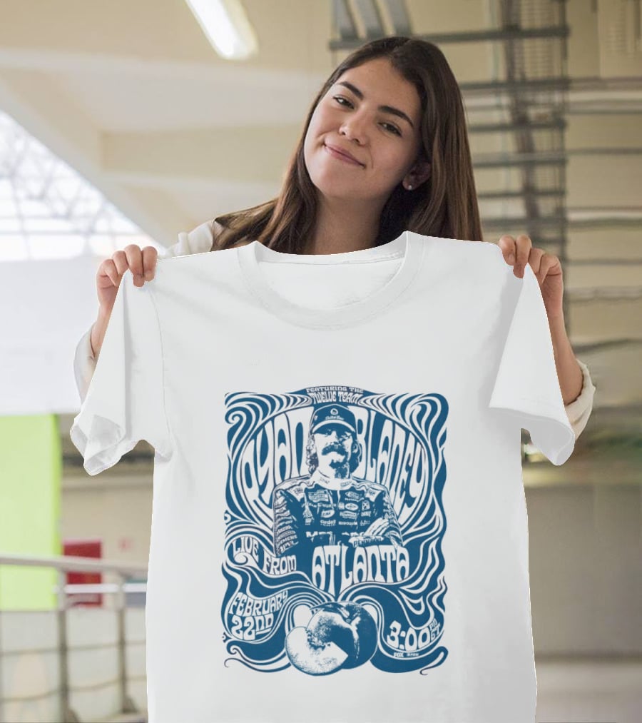 Ryan Blaney Live From Atlanta February 22nd 3:00 Dark Horse Team Penske T-Shirt