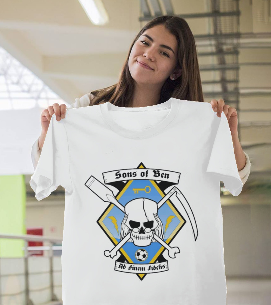 Sons Of Ben Skull Ad Finem Fidelis Key And Tools T-Shirt