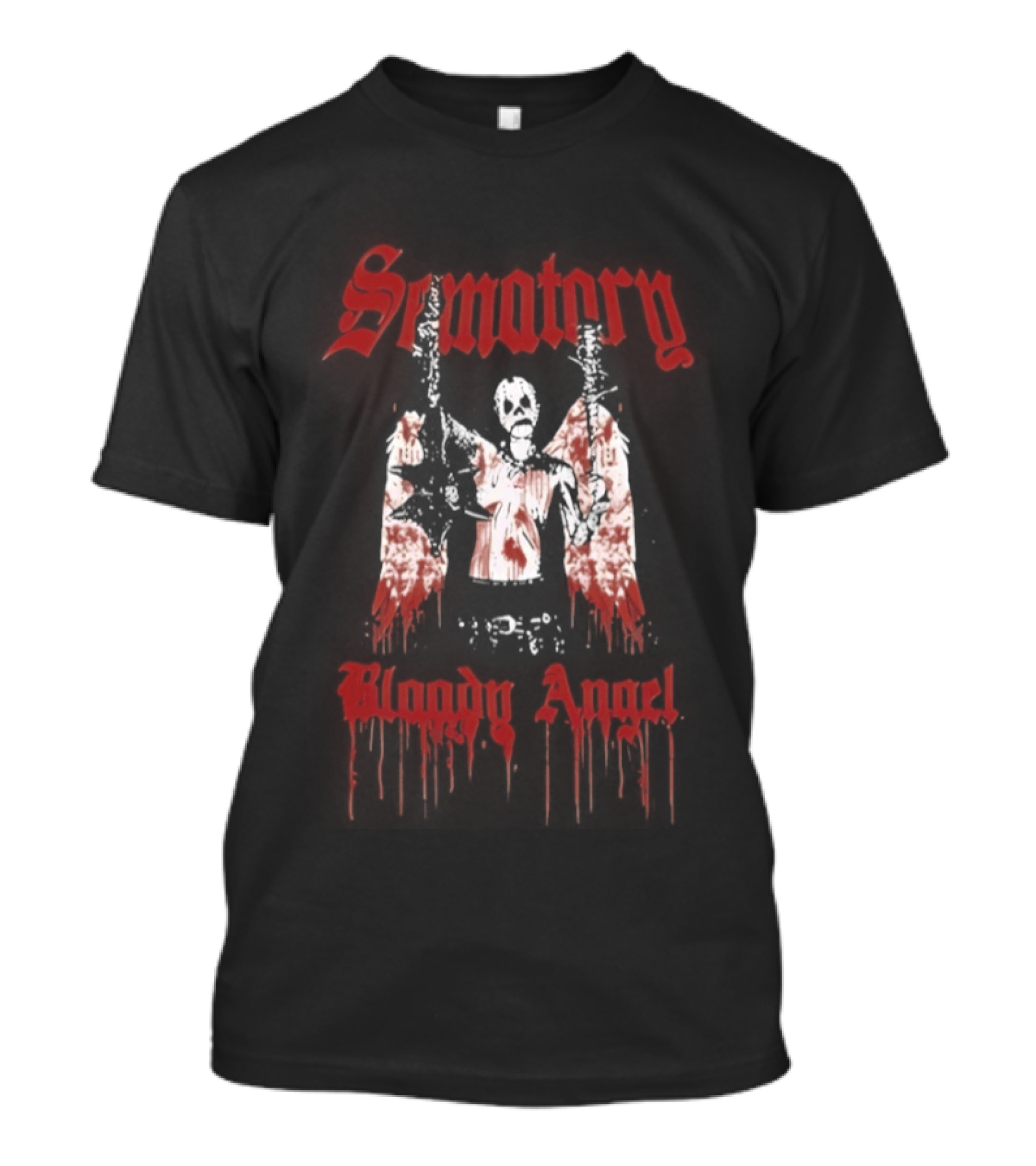 Sematary Bloody Angel Horror Gothic Red Aesthetic T-Shirt