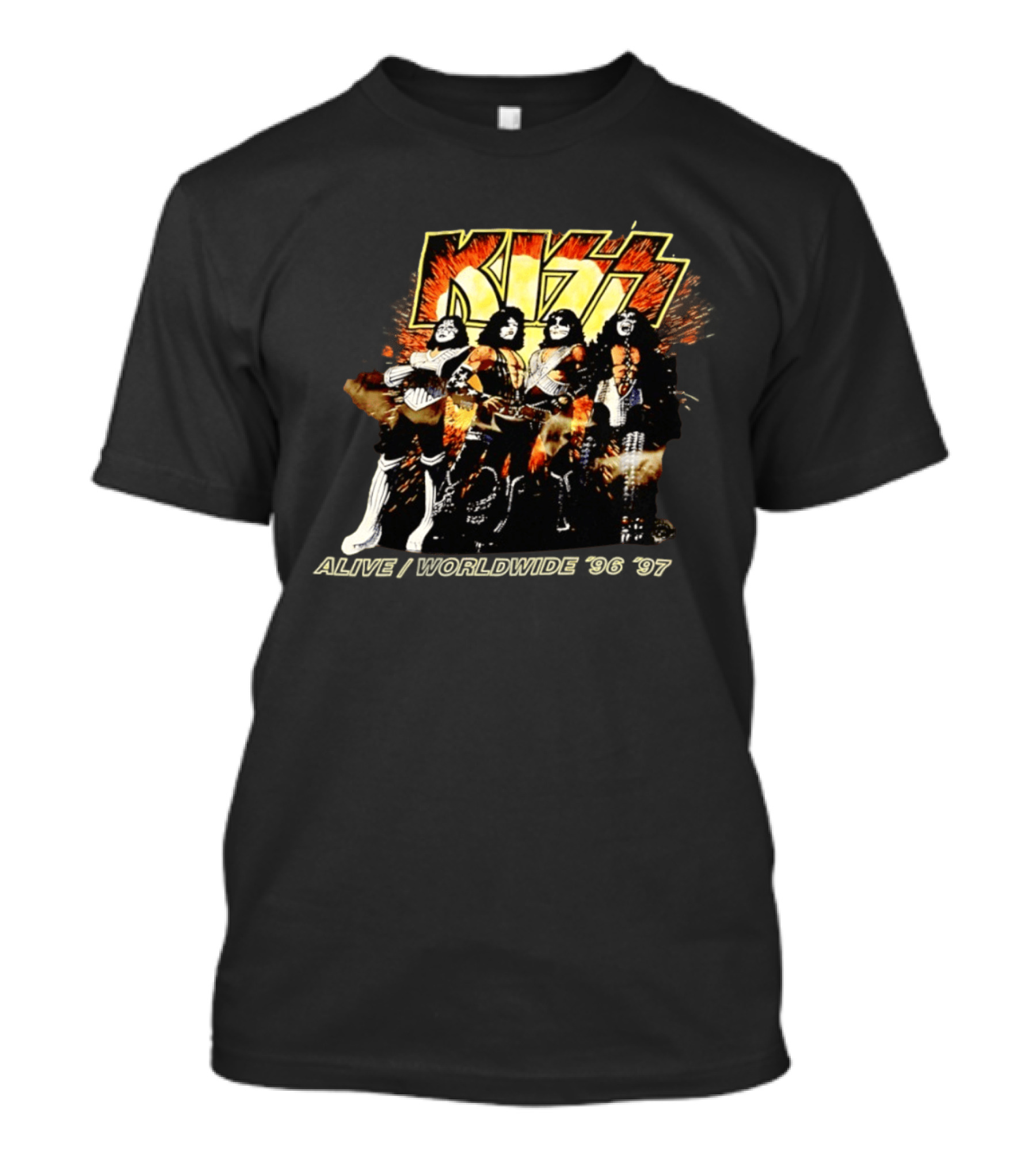 Kiss Alive Worldwide 1996 Tour Birmingham AL USA T-Shirt