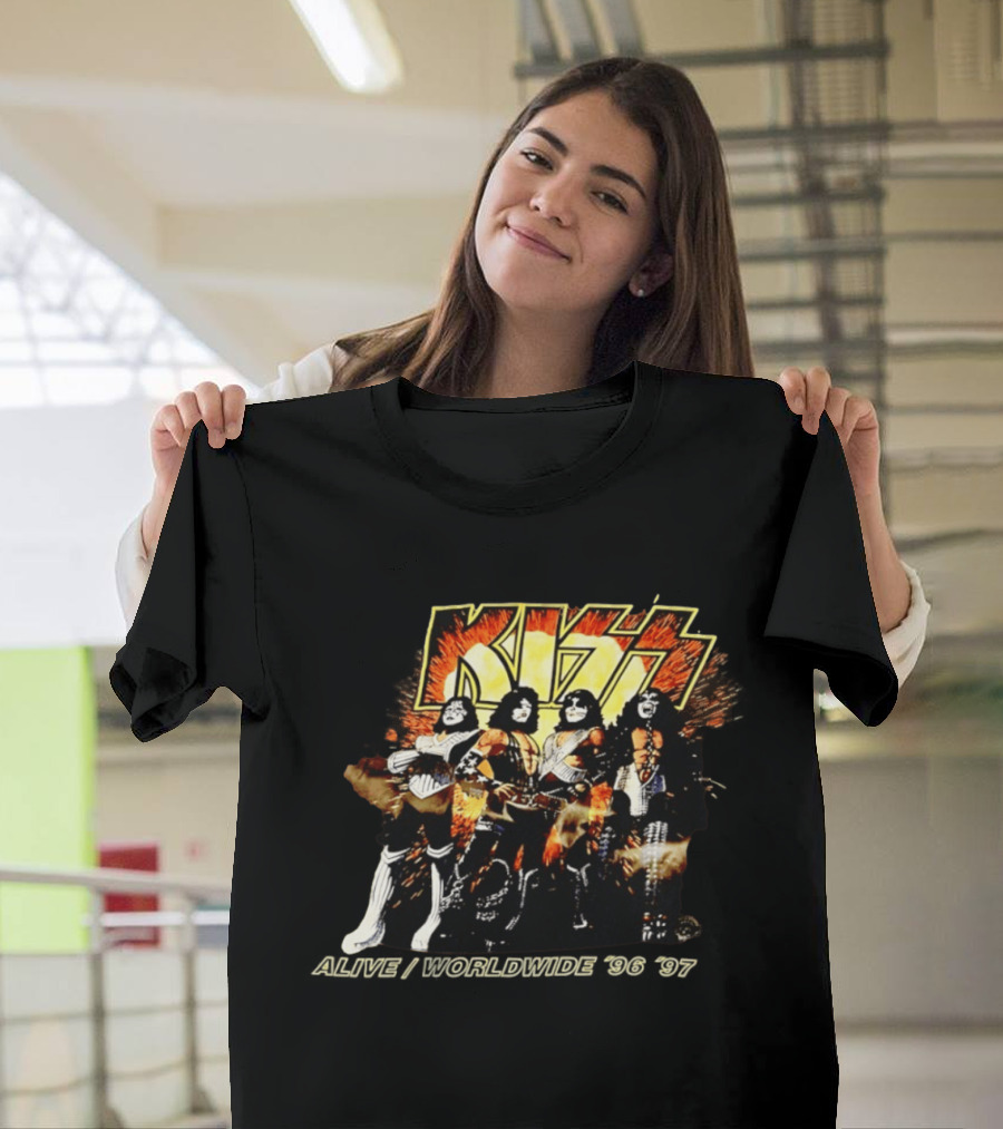 Kiss Alive Worldwide 1996 Tour Birmingham AL USA T-Shirt