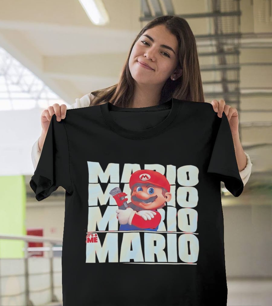 Mario Bros Red Movie It's A Me T-Shirt