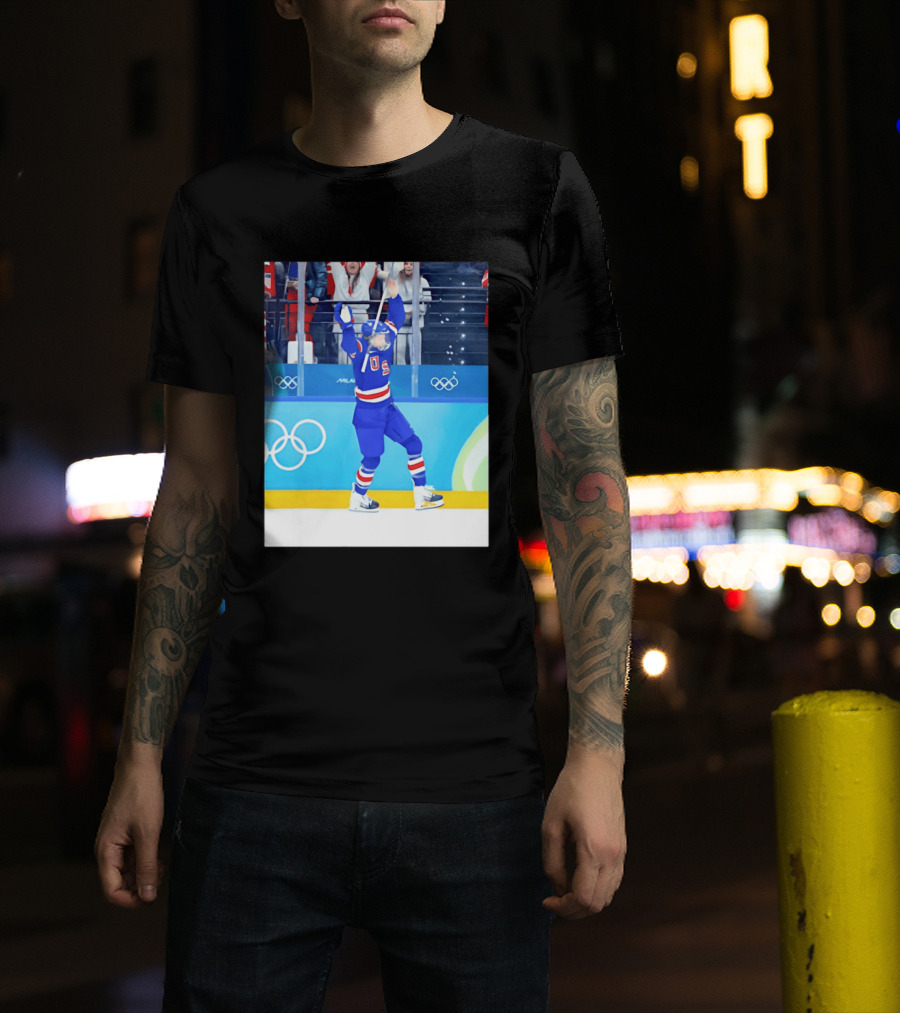 Megan Keller USA Women's Ice Hockey 2026 Olympics Celebration T-Shirt