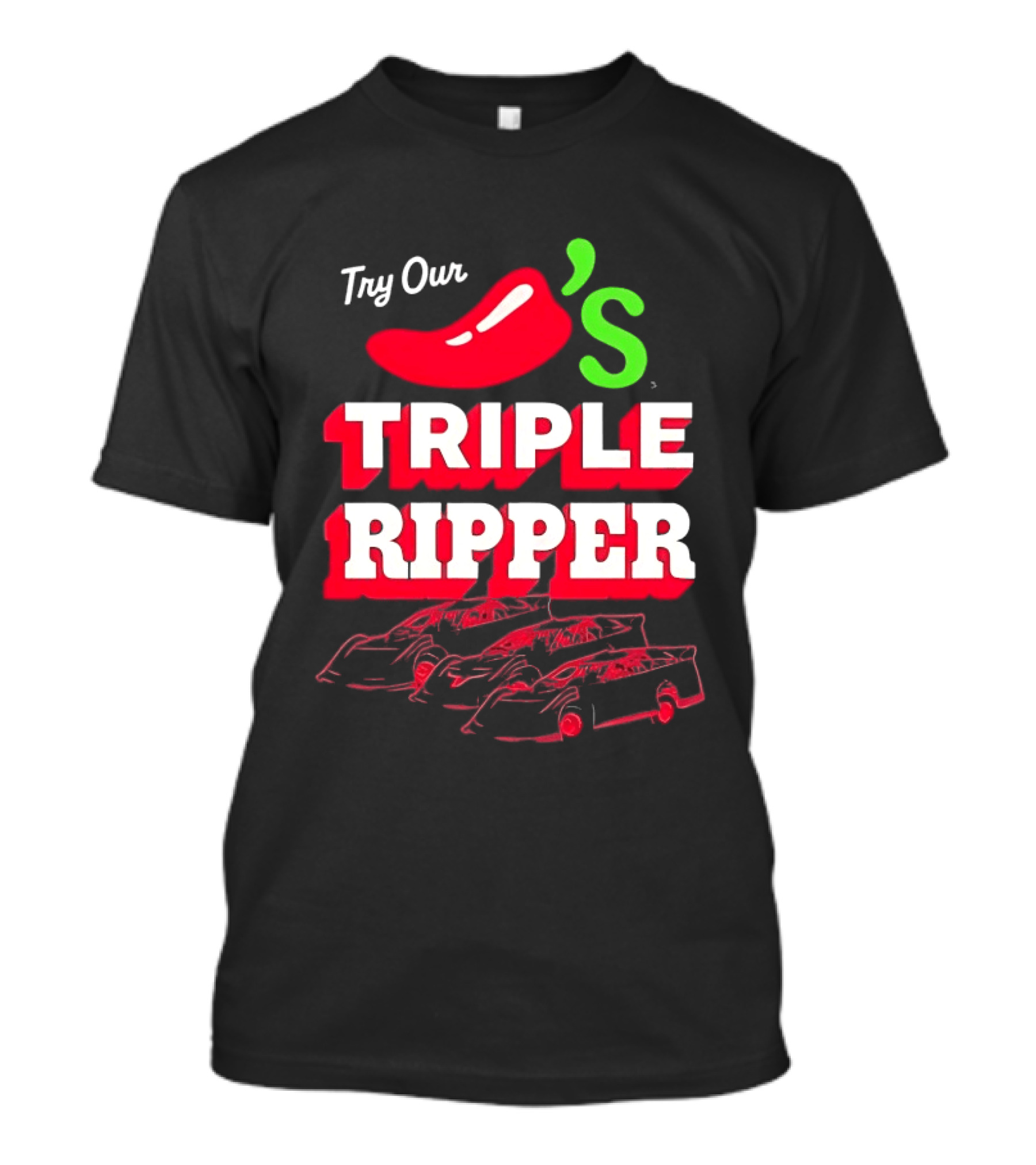 Try Our Chili's Triple Ripper Racing Cars T-Shirt