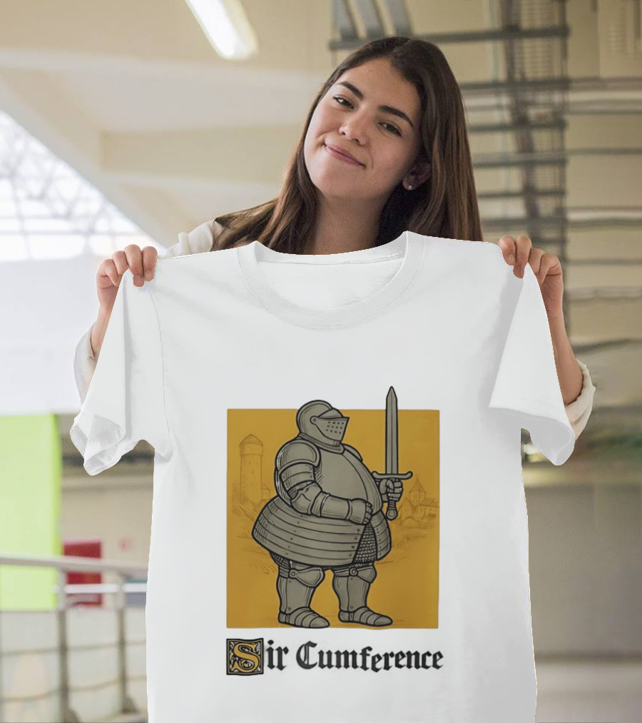 Sir Cumference Chubby Medieval Soldier Holding Sword T-Shirt
