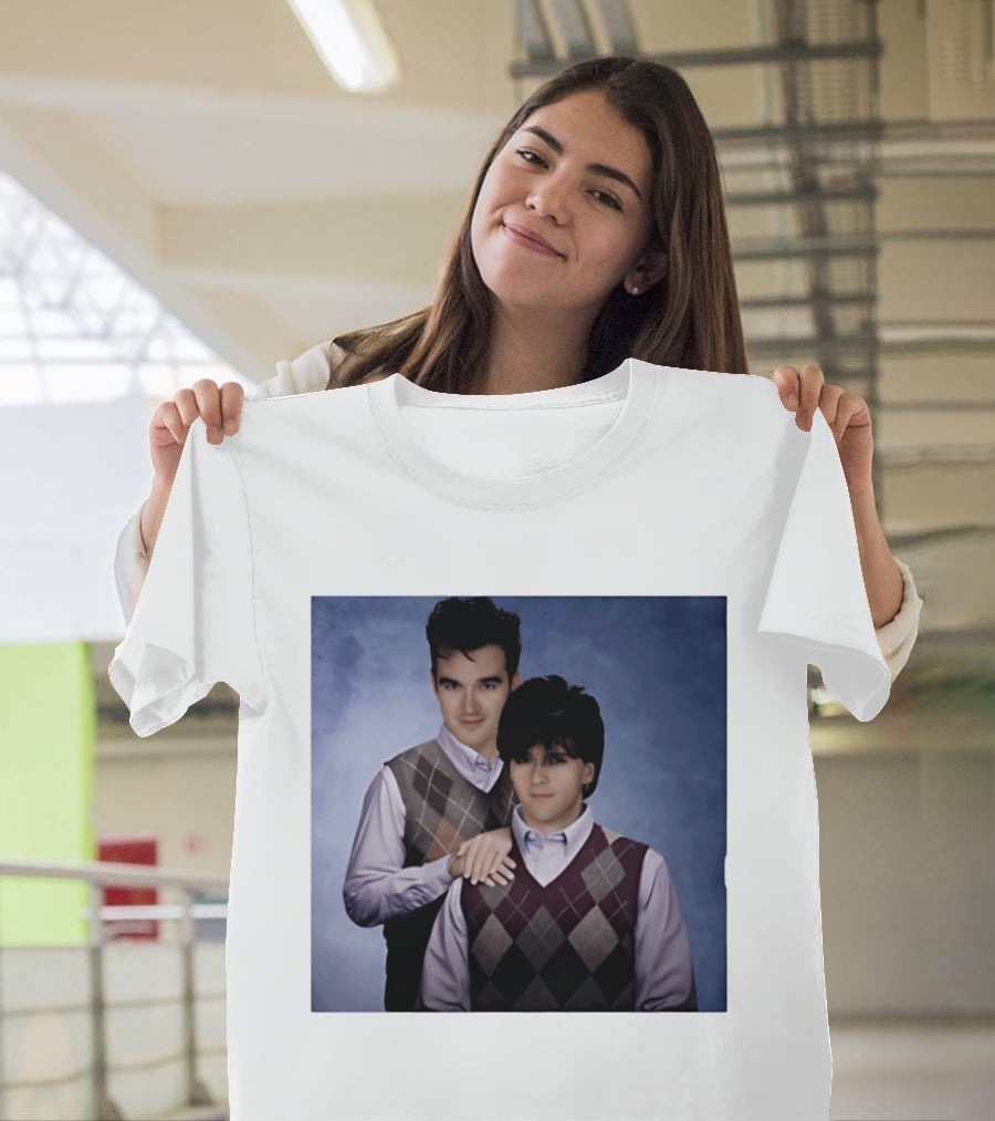 Morrissey Moz Johnny Marr Argyle Sweater Step Brothers T-Shirt