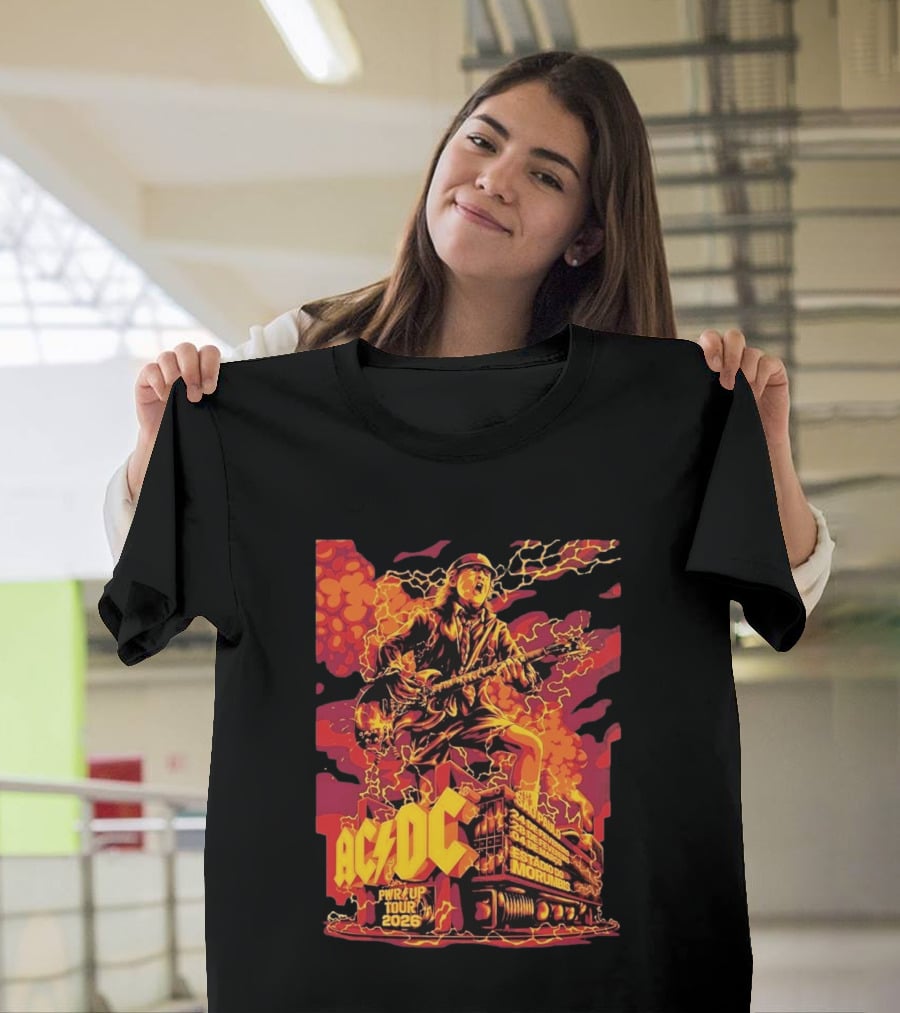 ACDC PWR Up Tour 2026 Sao Paulo Estadio Do Morumbi February 24 28 March 4 Concert T-Shirt