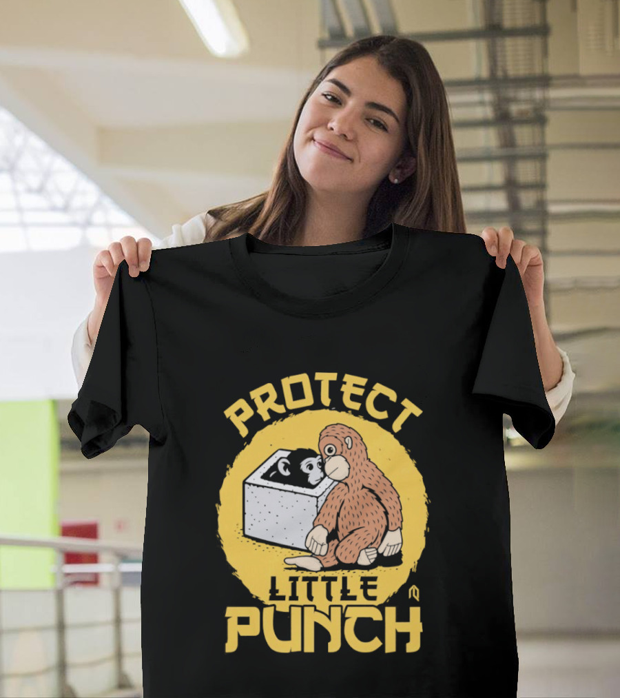 Protect Little Punch The Monkey T-Shirt