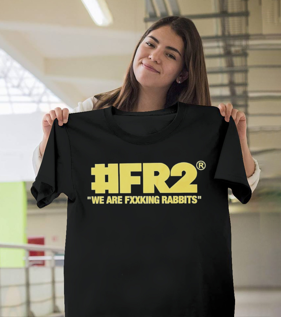 FR2 We Are Fxxking Rabbits Yellow T-Shirt