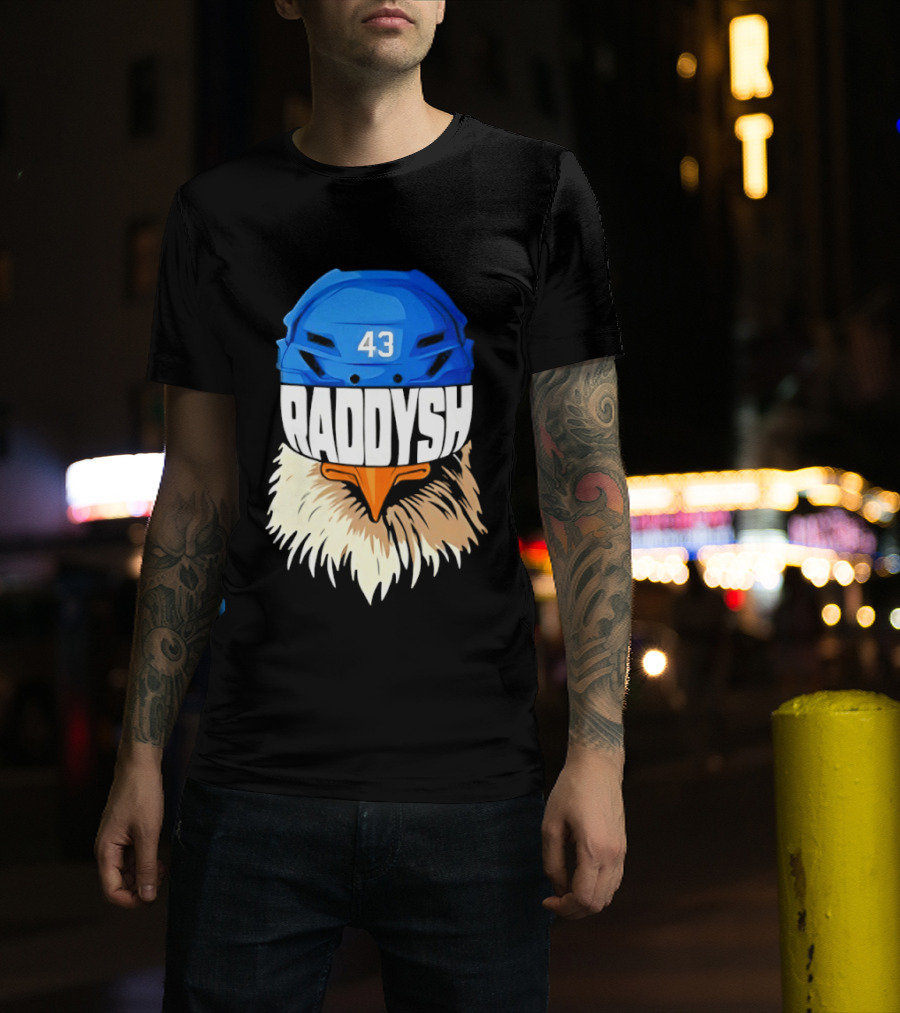 Tampa Bay Lightning Raddysh Bald Eagle 43 Helmet T-Shirt
