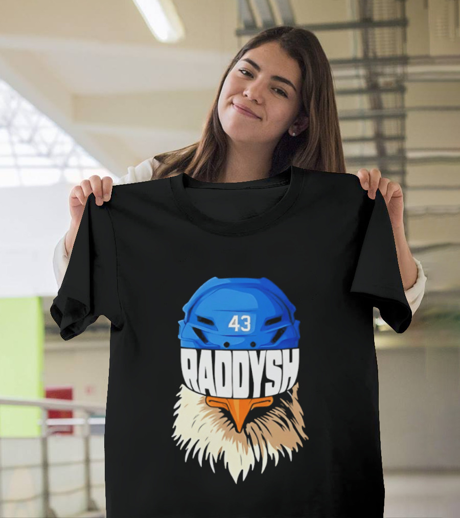 Tampa Bay Lightning Raddysh Bald Eagle 43 Helmet T-Shirt
