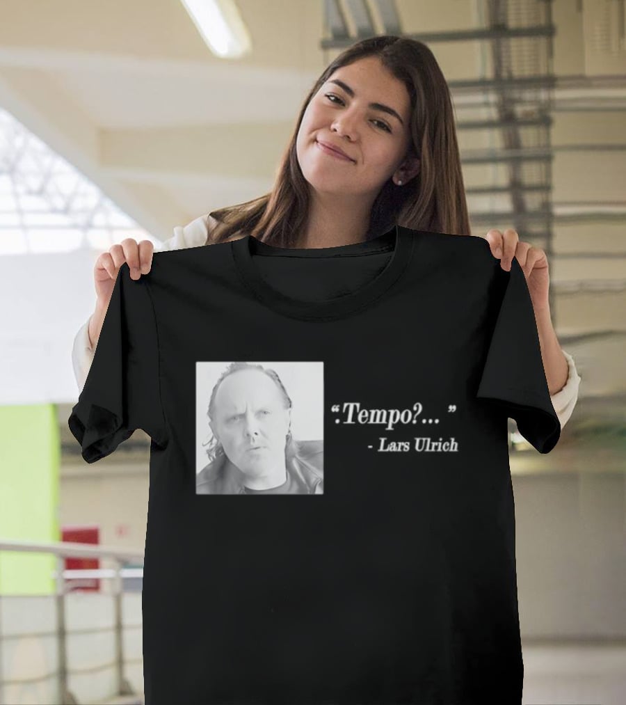Lars Ulrich Tempo Vintage Style Photo T-Shirt