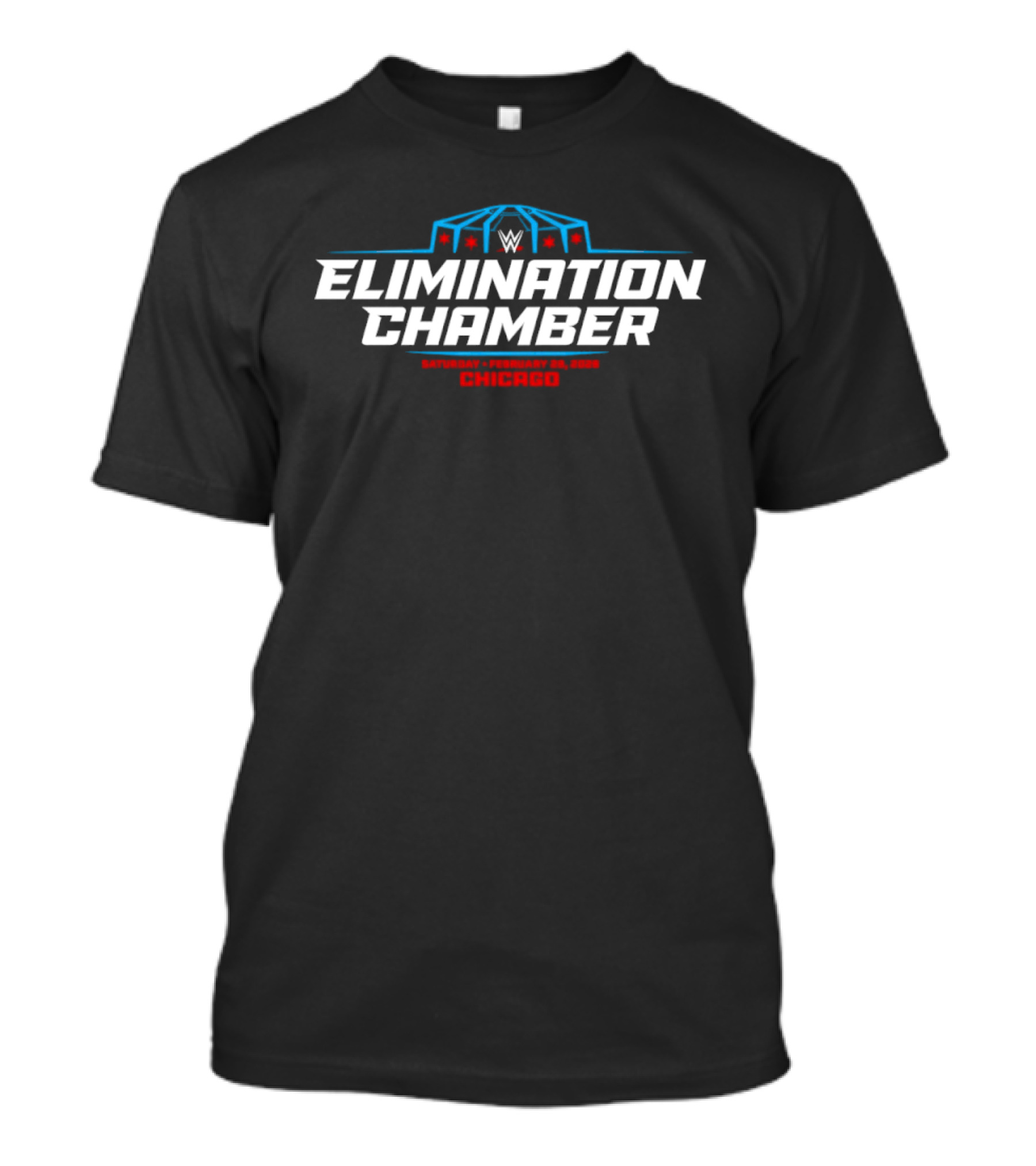 WWE Elimination Chamber 2026 Chicago Event Wrestling T-Shirt