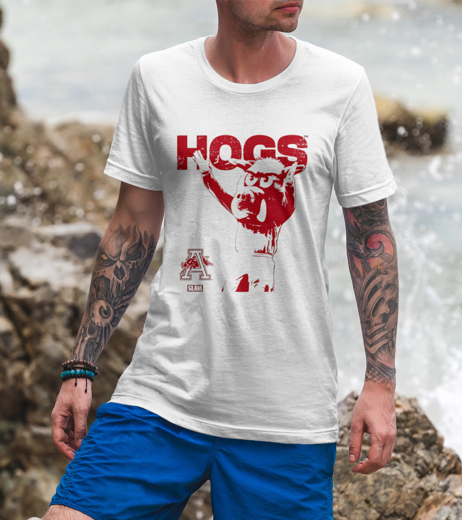 Arkansas Hogs Slam A Mode T-Shirt