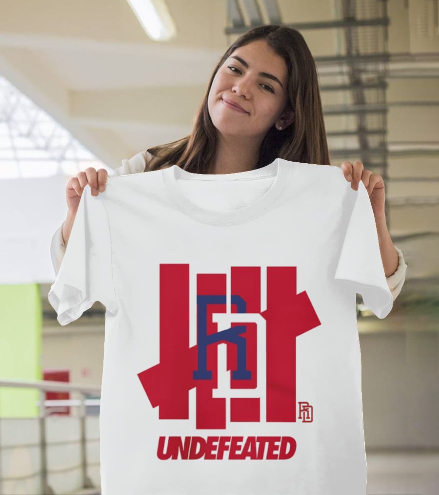 Dominican Republic Baseball RD Undefeated Red Blue T-Shirt