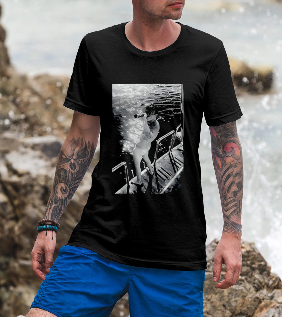 Yungblud Naked And Jumping Into Water Scene T-Shirt
