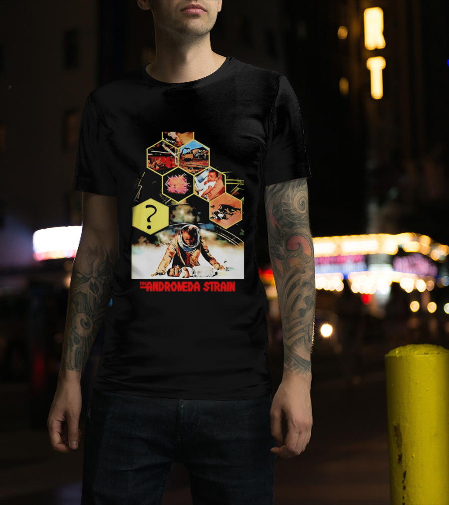 The Andromeda Strain Hexagonal Imagery And Mystery T-Shirt