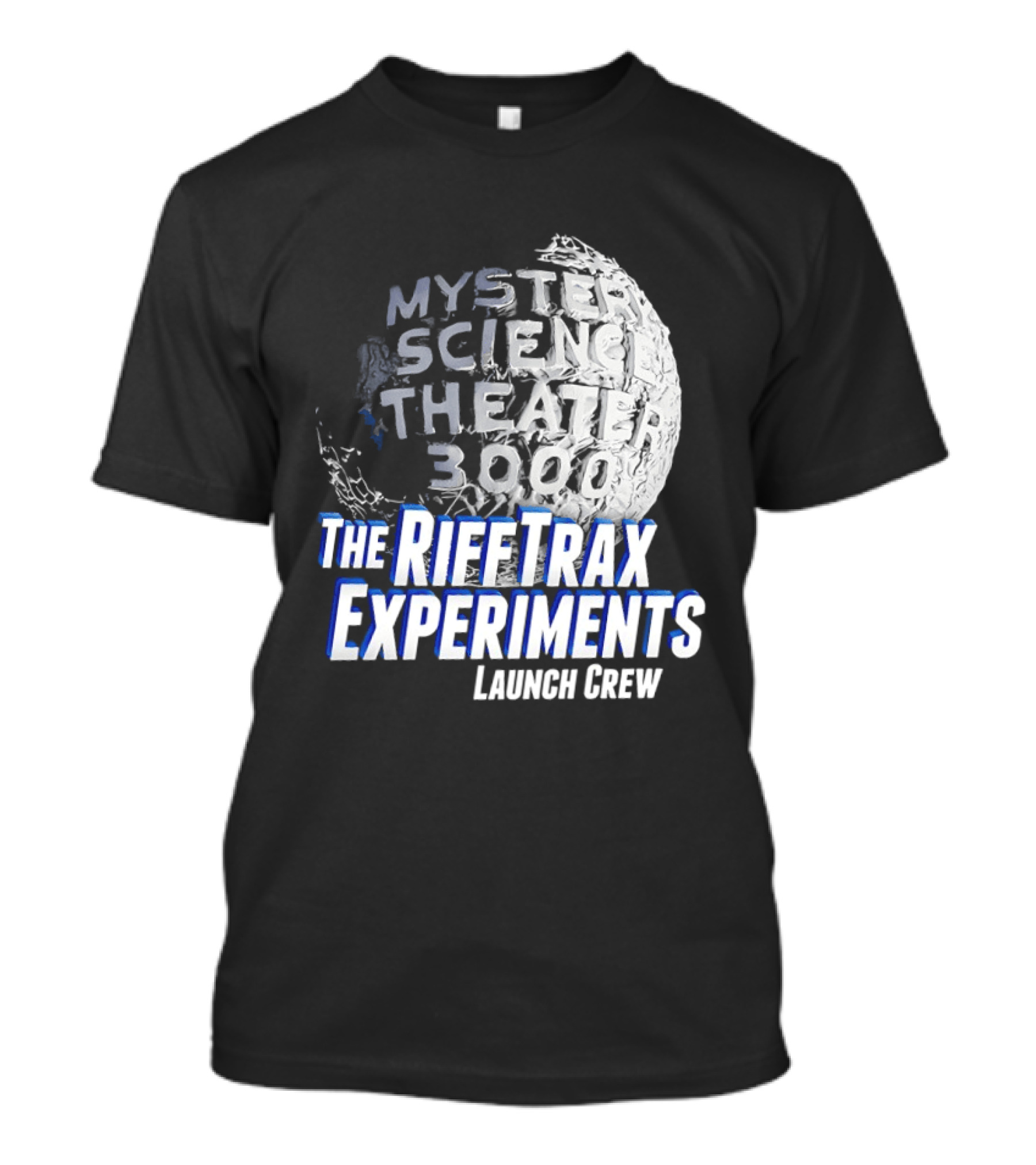 Mystery Science Theater 3000 The Rifftrax Experiments Launch Crew T-Shirt