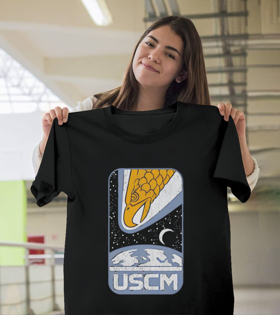 USCM Screaming Eagle Lunar Night Sky T-Shirt
