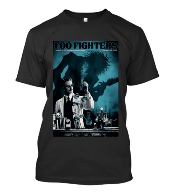Foo Fighters London O2 Shepherds Bush Empire February 25 2026 T-Shirt