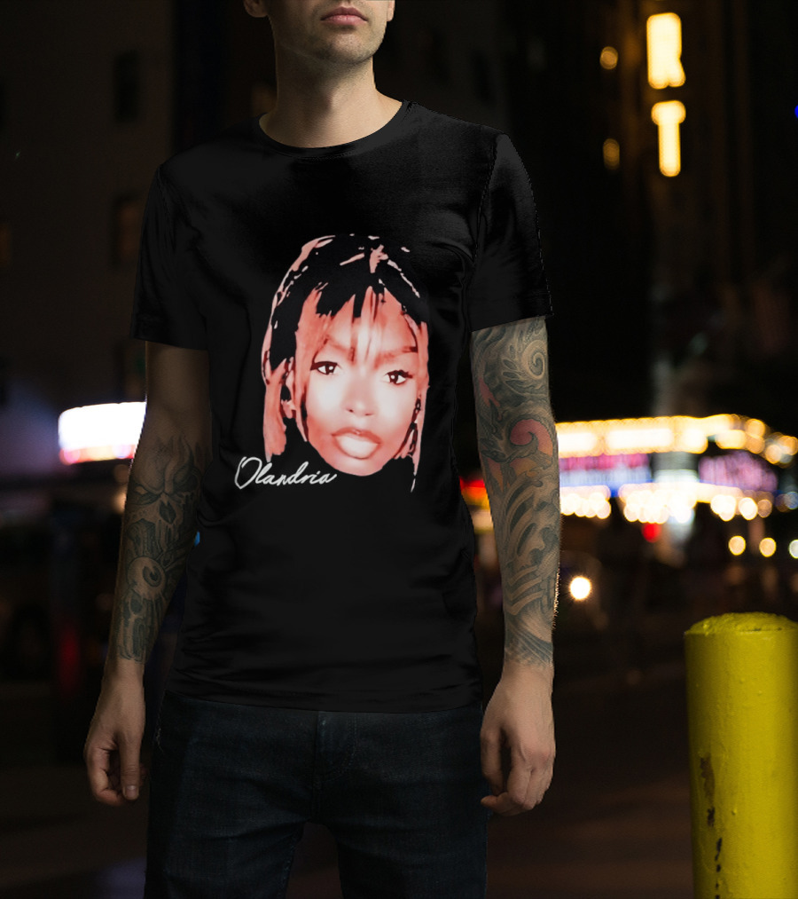 Olandria Carthen Big Face Bold Expression Trend T-Shirt