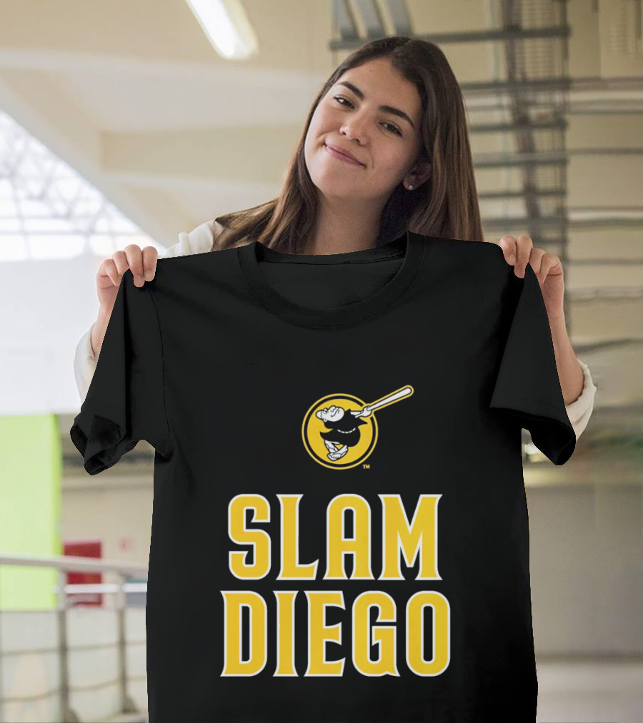 San Diego Padres Slam Diego Baseball Bat T-Shirt