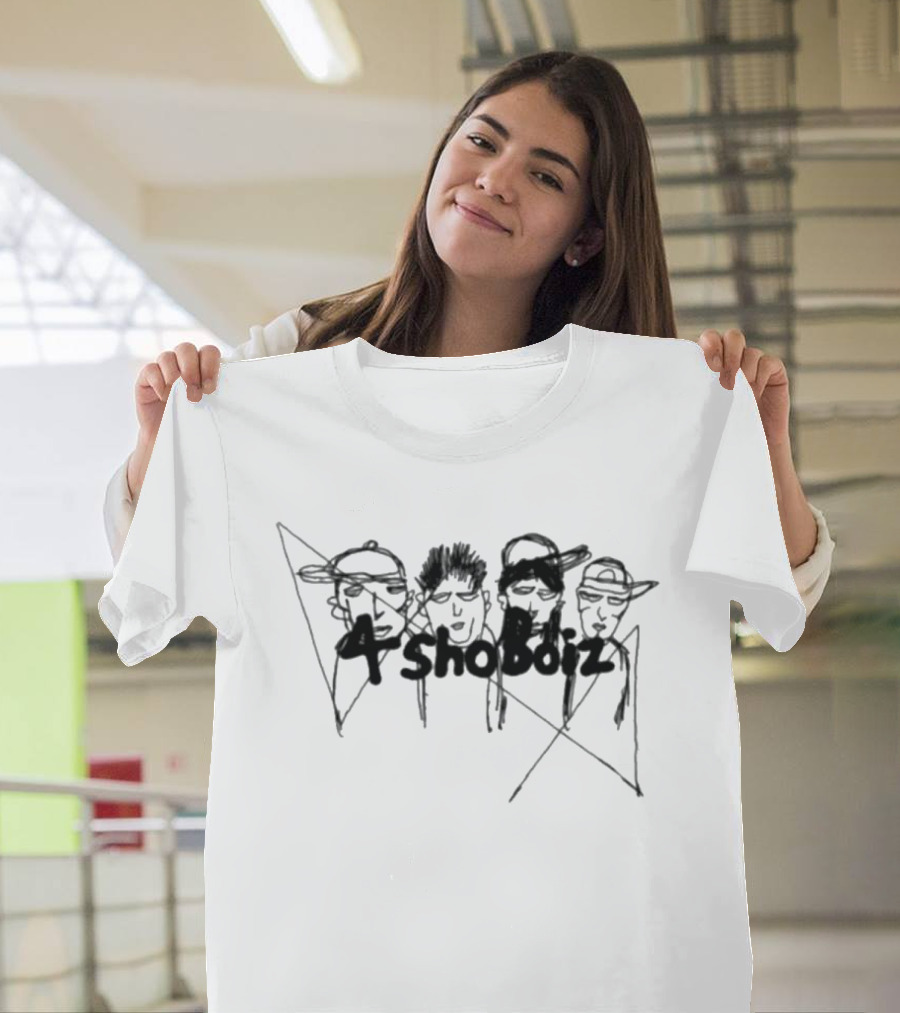 4 Shoboiz Retro Hip Hop Crew Sketch T-Shirt