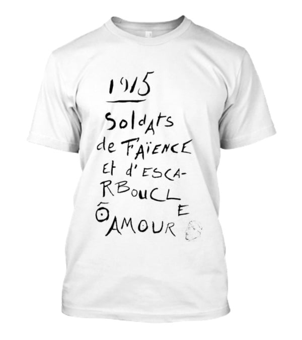1915 Soldats De Faience Et D'Escarboucle D'Amour T-Shirt