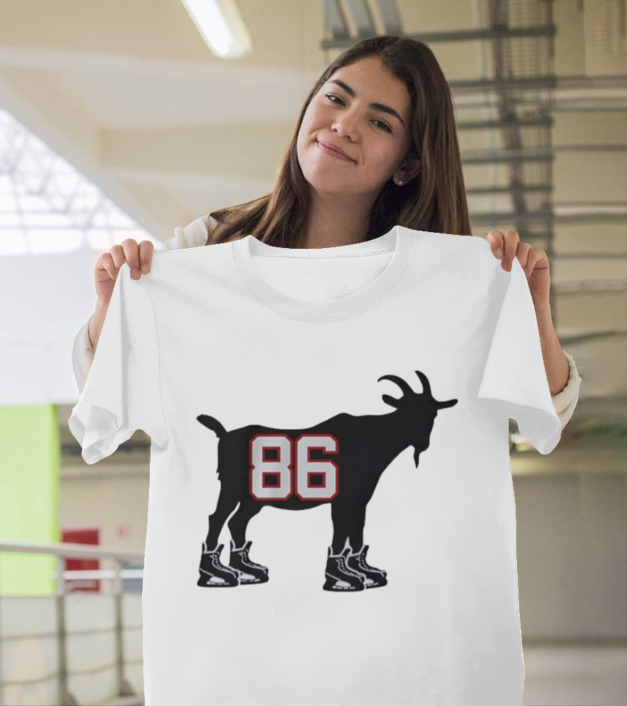 Jack Hughes 86 Hockey GOAT USA Winter Olympics T-Shirt
